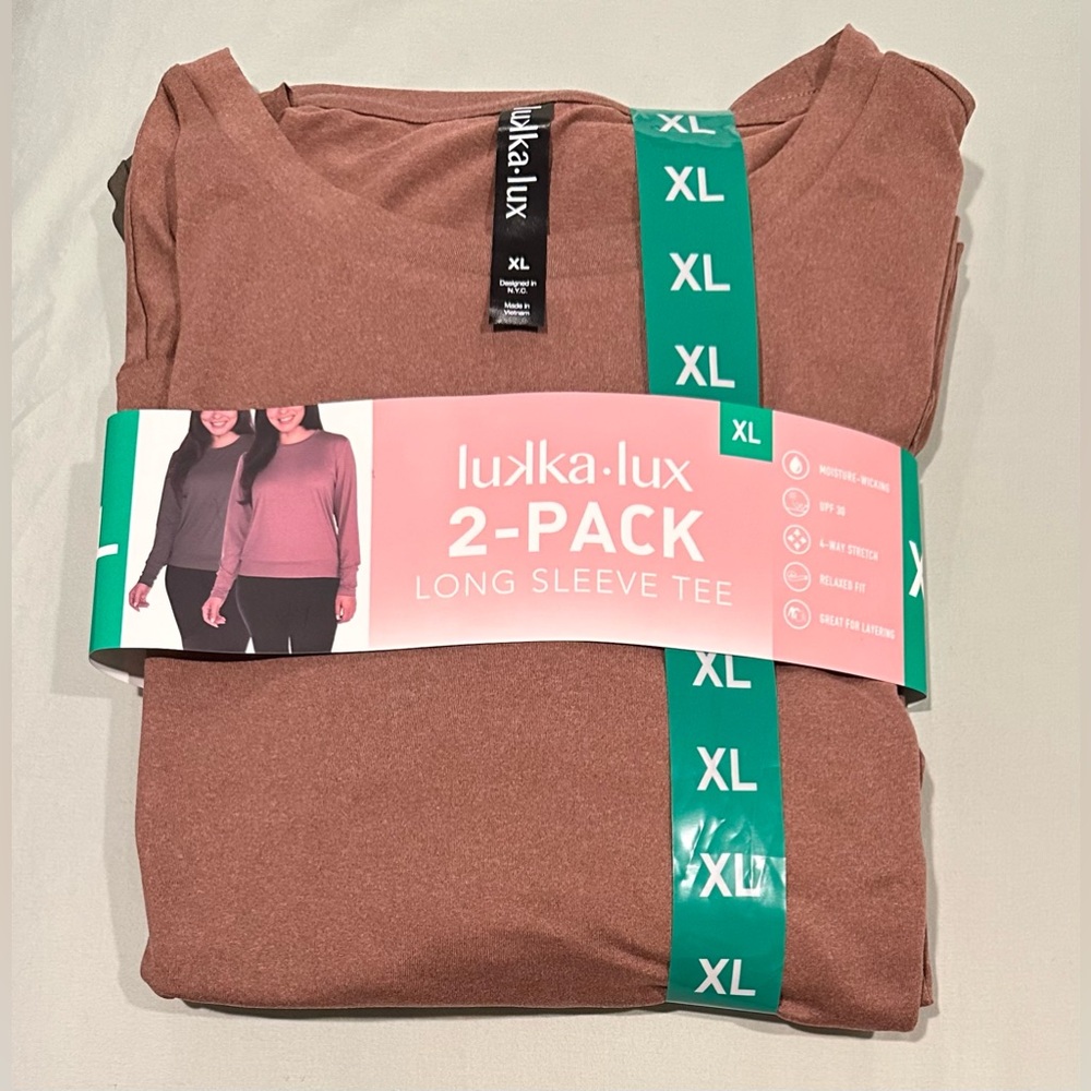 Lukka Lux Ladies' Long Sleeve Active Top, 2-pack, Size XL - Picture 10 of 11